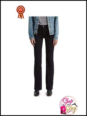 Levi's Classic Bootcut Jeans Mid Rise Easy Through Hip Thigh